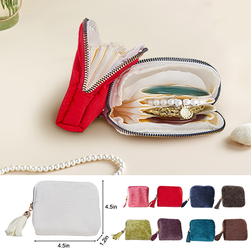 The Ultimate Travel Companion: Jewelry Storage Organizer Bag with Tassel