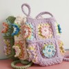 Handmade Crochet Floral Crossbody Phone Bag