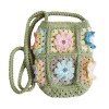Handmade Crochet Floral Crossbody Phone Bag
