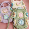 Handmade Crochet Floral Crossbody Phone Bag