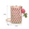 Handcrafted Tulip Crochet Phone Bag