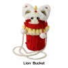 Handmade Crochet Christmas Bucket Bag