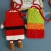 Handmade Crochet Clown Crossbody Phone Bag