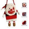 Handmade Crochet Clown Crossbody Phone Bag