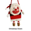 Handmade Crochet Clown Crossbody Phone Bag