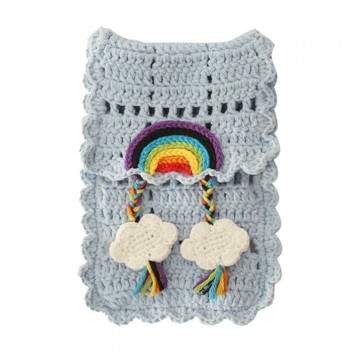 Handmade Crochet Hollow Crossbody Phone Bag