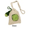 Handmade Crochet Rose Crossbody Phone Bag