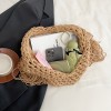 Hollow Crochet Shoulder Bag with Tassels