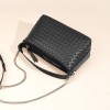 Leather Quilted Dumpling Crossbody Handbag
