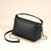Leather Quilted Dumpling Crossbody Handbag