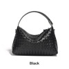 Leather Quilted Dumpling Crossbody Handbag