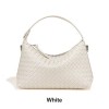 Leather Quilted Dumpling Crossbody Handbag