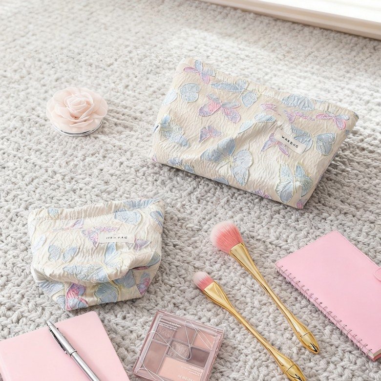 Colorful Butterfly Makeup Pouch Colorful Butterfly Makeup Pouch