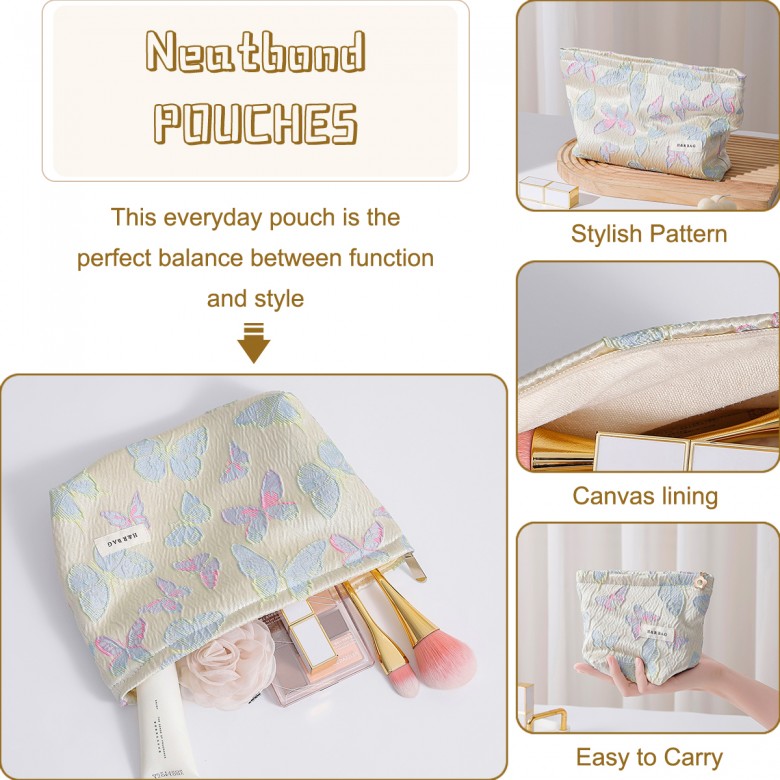 Colorful Butterfly Makeup Pouch Colorful Butterfly Makeup Pouch