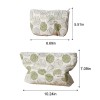 Fresh Cotton Linen Embroidered Makeup Pouch