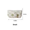 Fresh Cotton Linen Embroidered Makeup Pouch