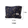 Gold Daisy Cosmetic Pouch