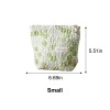 Light Green Floral Makeup Pouch