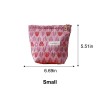 Rose Pink Heart Makeup Pouch