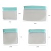 Clear Anti Tarnish Jewelry Bags Reusable Ziplock Plastic Pouches 40PCS