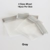 Clear Anti Tarnish Jewelry Bags Reusable Ziplock Plastic Pouches 40PCS