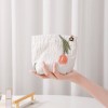 2PCS Organic Cotton Tulip Makeup Bags