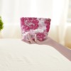 Floral Embroidered Canvas Cosmetic Bag