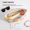 Floral Makeup Pouch Set for Purse 2PCS