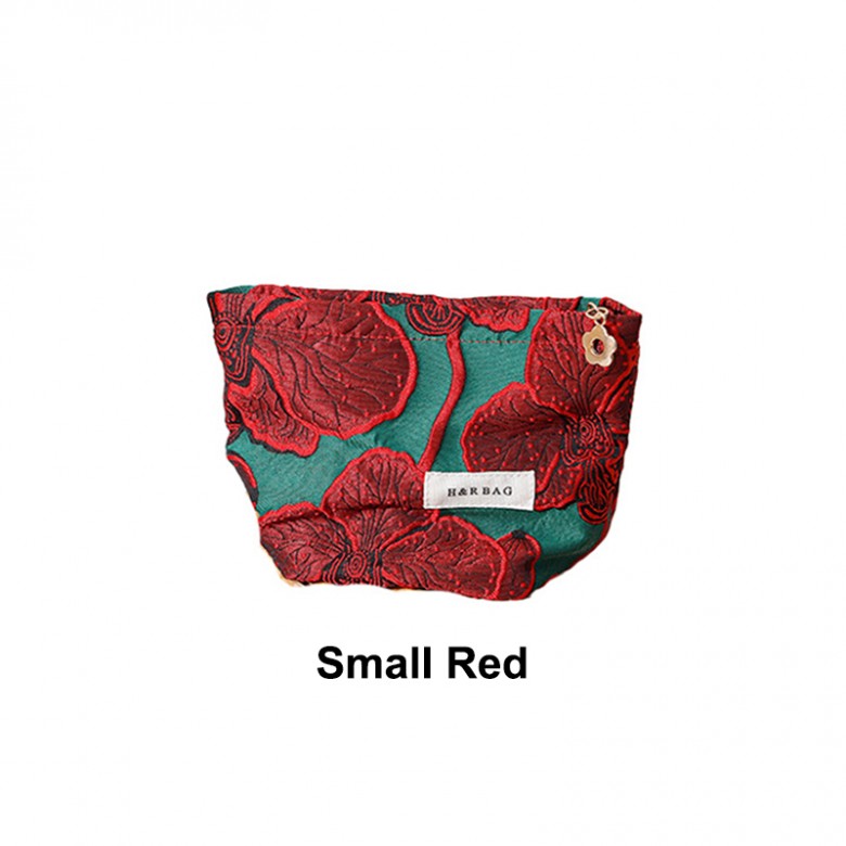 Vintage Floral Makeup Bag Set 2PCS
