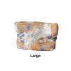 Yellow Floral Makeup Bag Set 2PCS