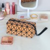 Eco-Friendly Geometric Cork Clutch Cosmetic Bag