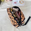 Eco-Friendly Geometric Cork Clutch Cosmetic Bag