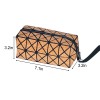 Eco-Friendly Geometric Cork Clutch Cosmetic Bag