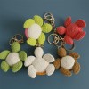 Handmade Crochet Fruit Turtle Keychain
