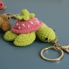Handmade Crochet Fruit Turtle Keychain
