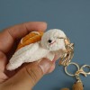 Handmade Crochet Fruit Turtle Keychain