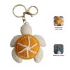 Handmade Crochet Fruit Turtle Keychain