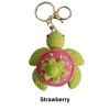 Handmade Crochet Fruit Turtle Keychain
