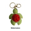 Handmade Crochet Fruit Turtle Keychain