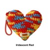Handmade Crochet Heart Keychain Bag Charm