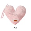 Handmade Crochet Heart Keychain Bag Charm