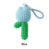 Handmade Crochet Tulip Keychain Bag Charm