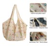 Colorful Candy Bead Knit Hollow Shoulder Bag