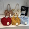 Knitted Hollow Shoulder Beach Bag