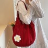 Knitted Hollow Shoulder Beach Bag