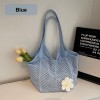 Knitted Hollow Shoulder Beach Bag