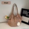 Knitted Hollow Shoulder Beach Bag