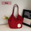 Knitted Hollow Shoulder Beach Bag