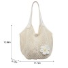 Knitted Hollow Shoulder Beach Bag