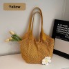 Knitted Hollow Shoulder Beach Bag
